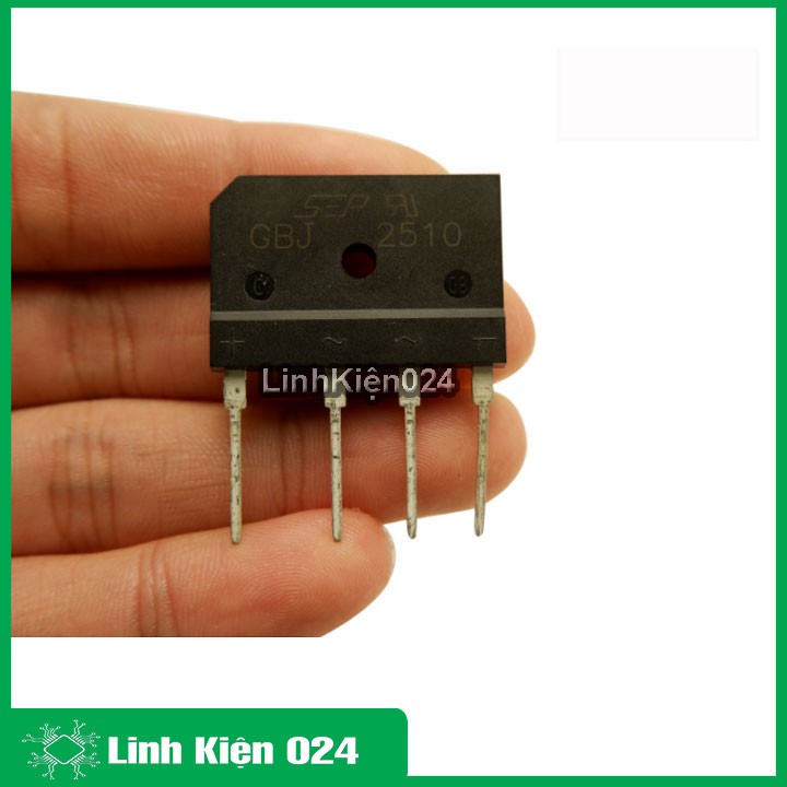 Diode Cầu 25A 2510 Dẹt Xịn