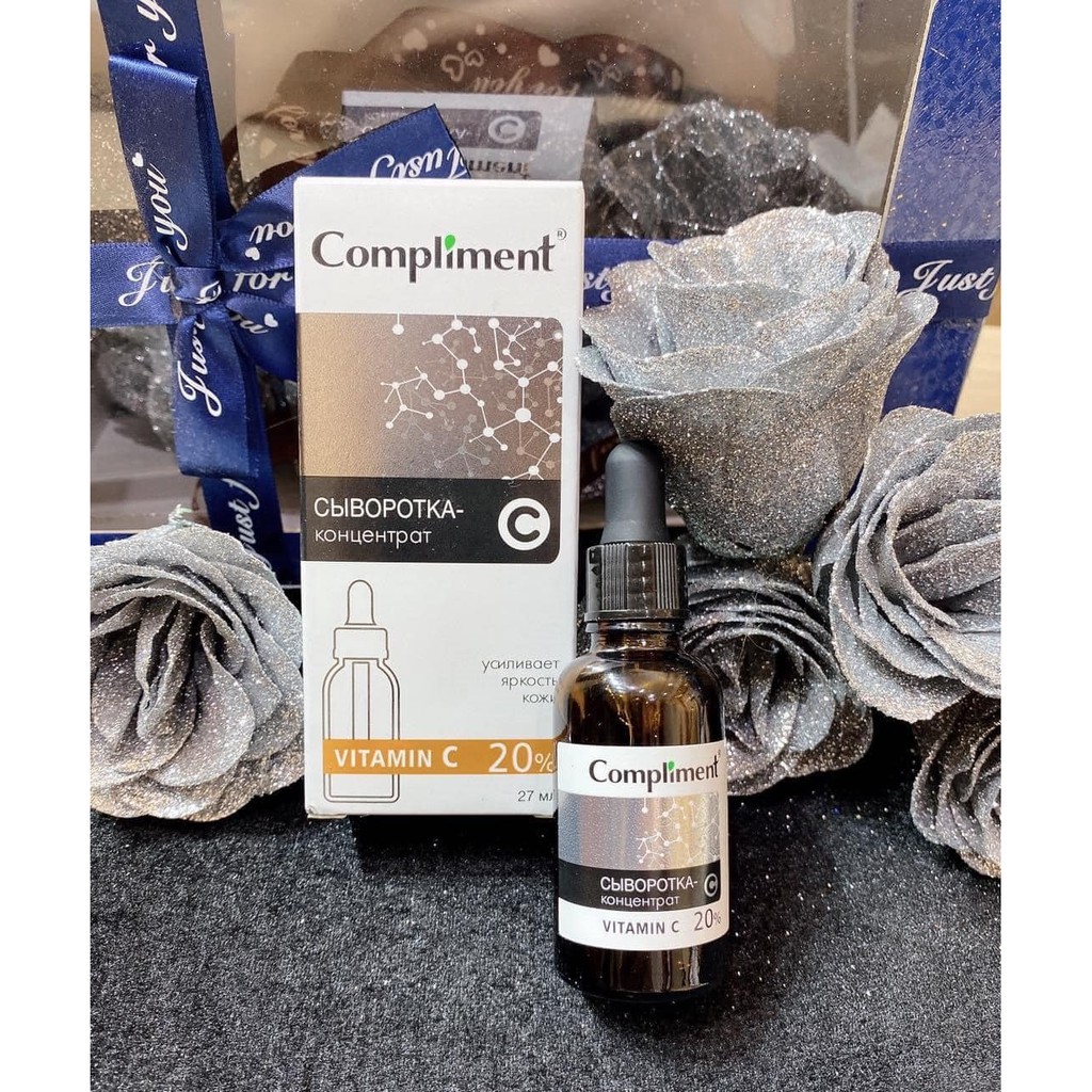 Serum Compliment Vitamin C 20% đều màu, sáng da, mờ thâm