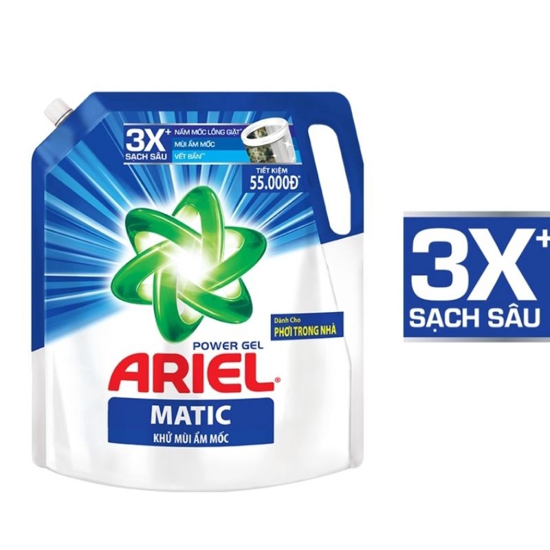 Nước giặt Ariel Khử mùi ẩm mốc 3.2kg