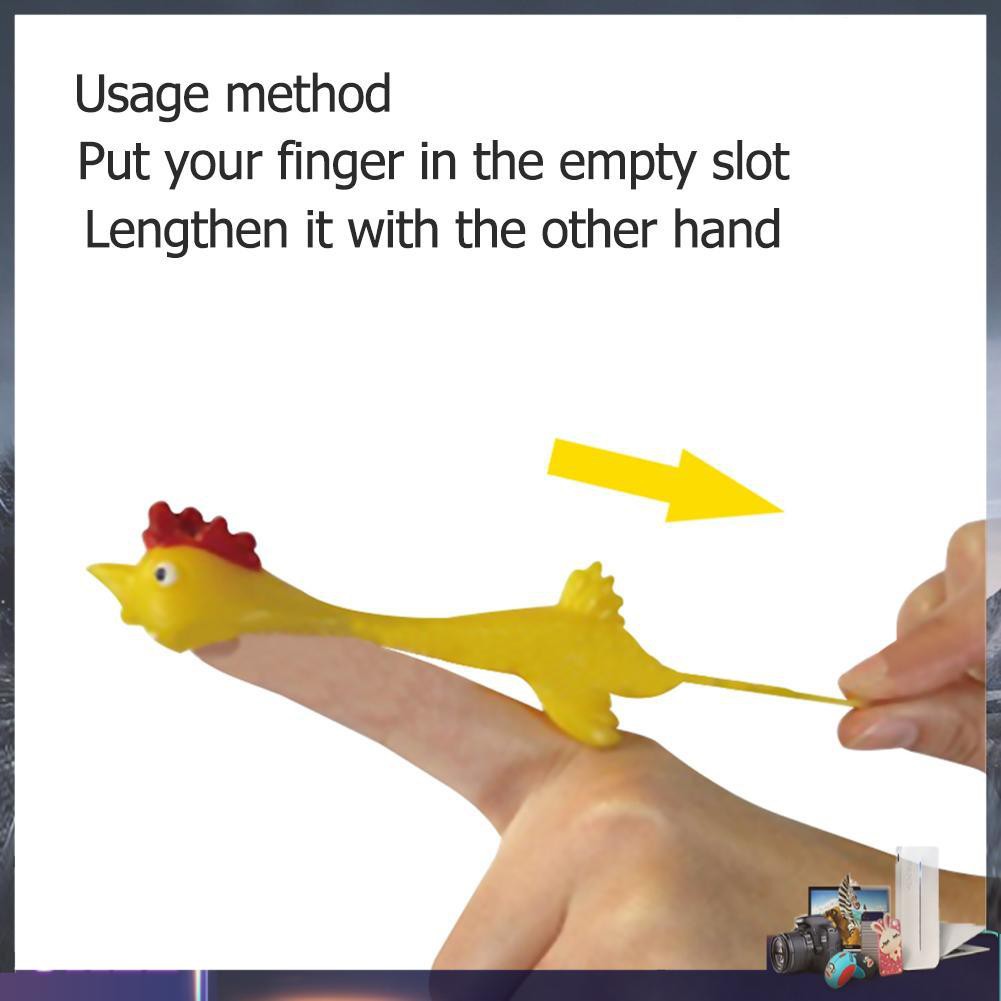 Gà Đồ Chơi Co Giãn Ngộ Nghĩnh 11.5cm