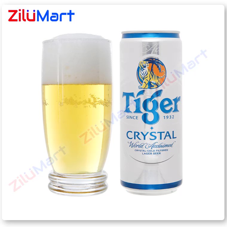 [HỎA TỐC HCM] Thùng 24 lon bia Tiger bạc loại 330ml