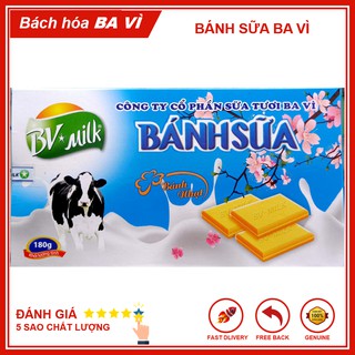 Bánh sữa nhạt bvmilk ba vì 180g
