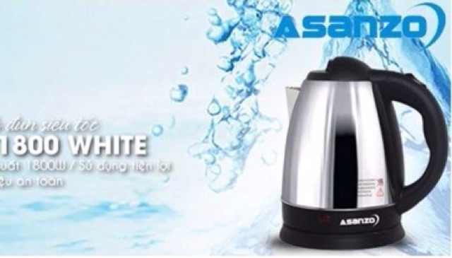 Ấm siêu tốc Asanzo SK-1800 1,8L