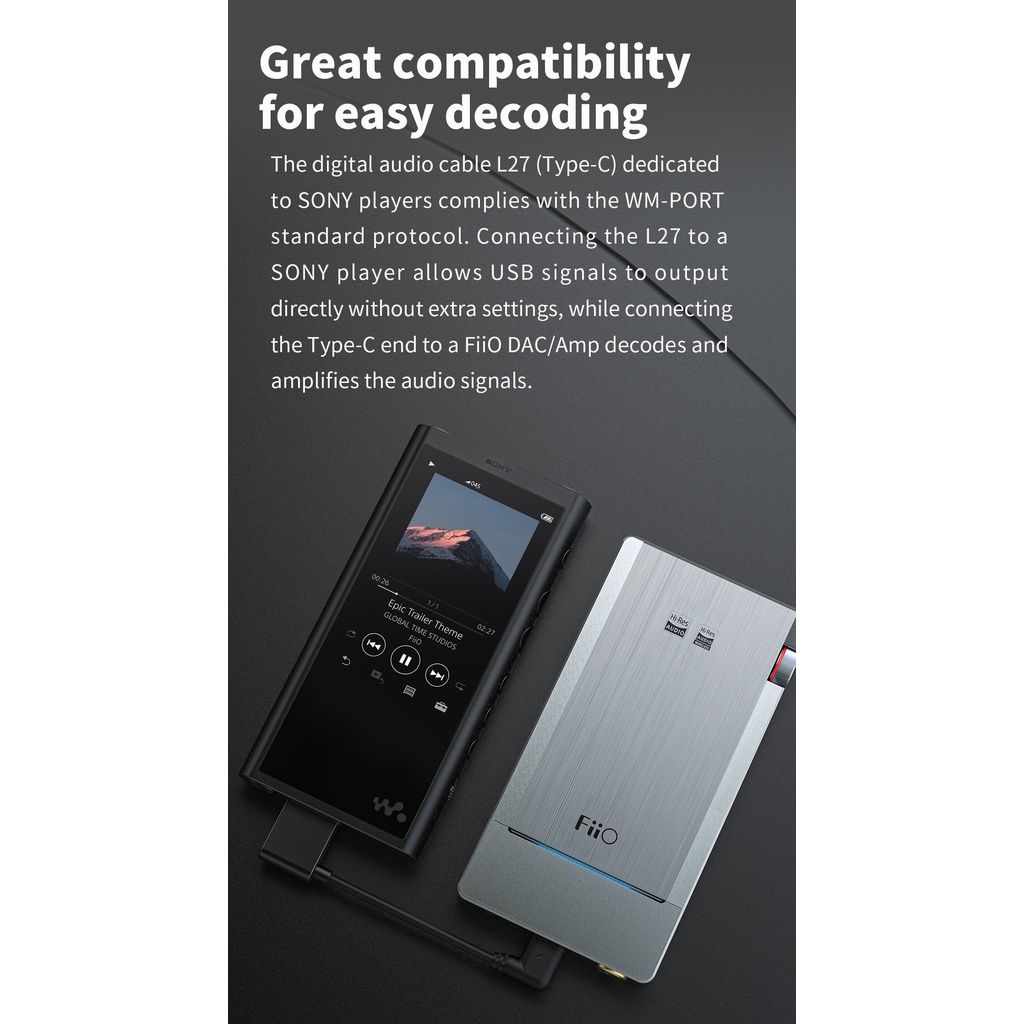 Cáp Kết Nối FiiO L27-TC