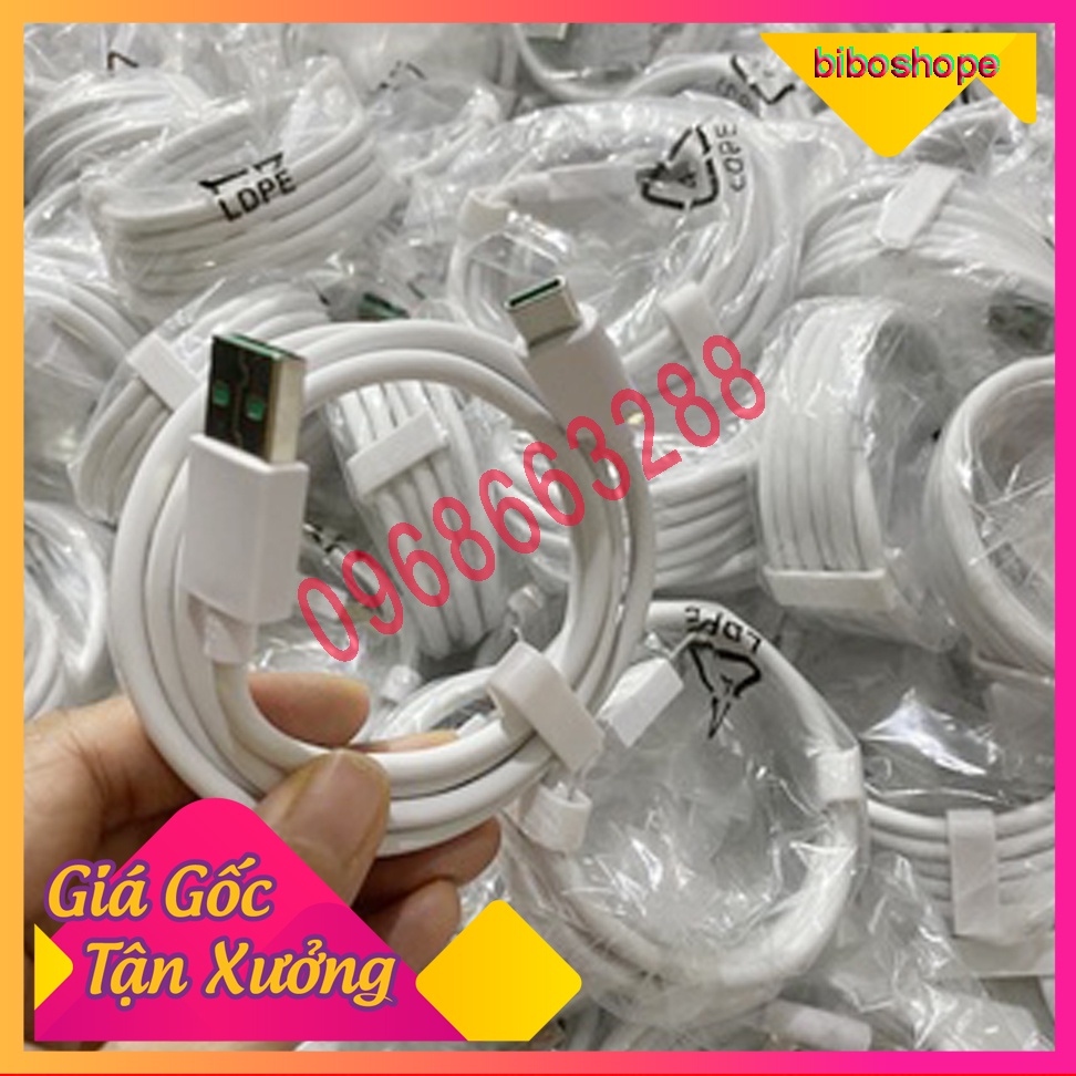 🚀Free ship🚀  Dây sạc nhanh OPPO type C chuẩn VOOC 4A, đúng zin OPPO Bảo hành 12 Tháng
