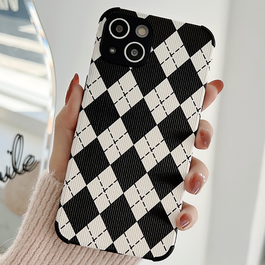 Ốp điện thoại họa tiết vân kim cương thời trang cho OPPO F9 F11 PRO A5S A7 A12 A5 A9 2020 A15 A15S A16 A31 A52 A33 A92 A53 A54 A74 A91 A93 A94 RENO 3 5F 6 5F