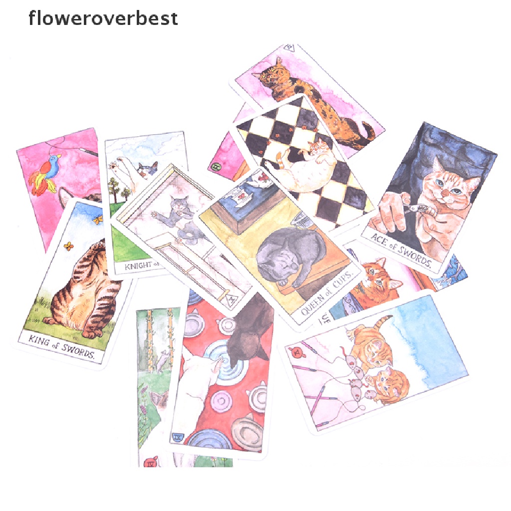 Bộ Bài Tarot Mèo Ma Thuật Đầy Đủ Tiếng Anh