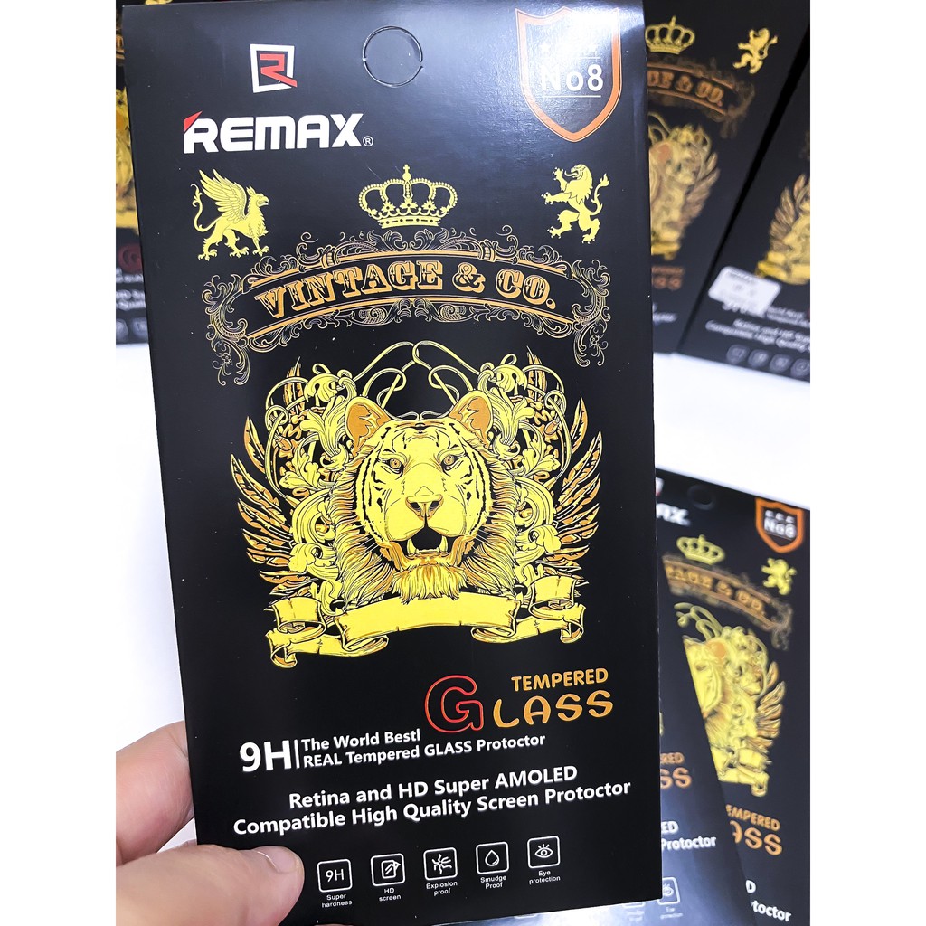 Miếng dán cường lực Remax chống va đập tốt 6s/6plus/6splus/7plus/8plus/x/xs/xs max/11/11promax/12pro/12promax