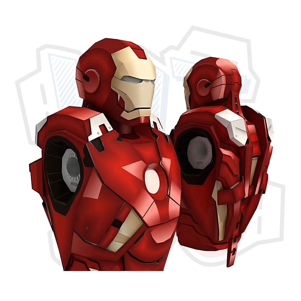 Mô hình giấy Marvel Avenger Robot Iron Man Mark VII