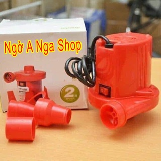 Bơm Điện Phao Bơi 2 Chiều Xịn Loại Tốt Gồm 3 Đầu Bơm | Bơm Điện Phao Bơi Mini Hút Thổi Tiện Lợi | Bơm Điện Bể Bơi
