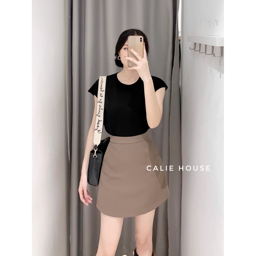 Áo tank top 4 màu thương hiệu thời trang Calie House A141