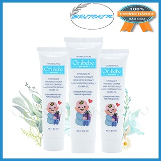 Kem Oribebe Baby Cream - Dưỡng Ẩm Da, Ngăn Ngừa Rôm Sẩy và Hăm Tả Cho Bé (Tuyp 30gr)