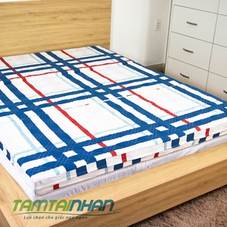 Nệm Bông Ép Cao Cấp Everon Ceramic, Áo Cotton Chần Bông, Bảo Hành 5 Năm - Màu Ngẫu Nhiên