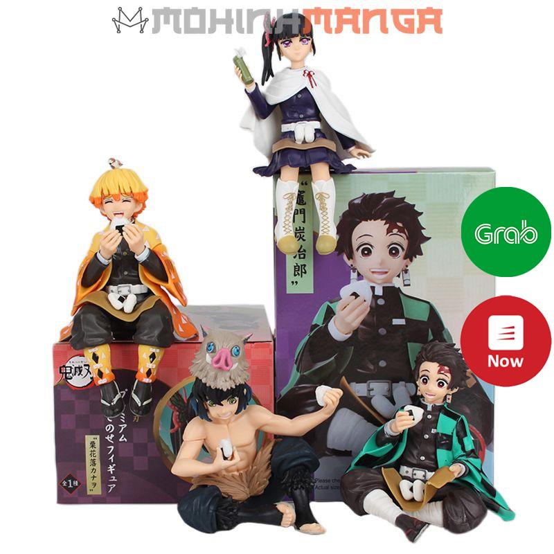 [CÓ QUÀ TẶNG] Mô hình figure Kimetsu Ngồi ăn bánh(Tanjiro Zenitsu Inosuke) Kimetsu no Yaiba Thanh Gươm Diệt Quỷ Cứu Nhân