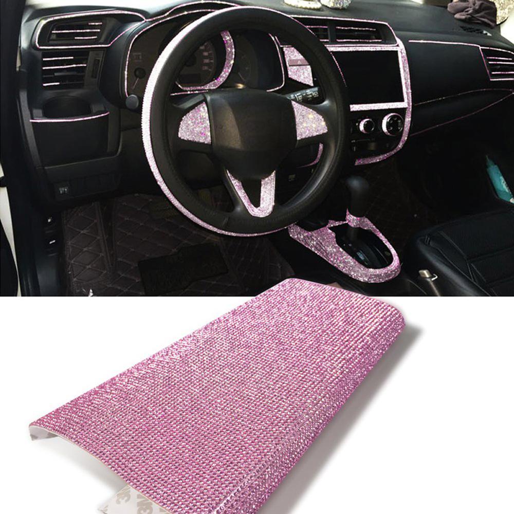 Miếng Dán Trang Trí Xe Hơi Họa Tiết Lấp Lánh DIY