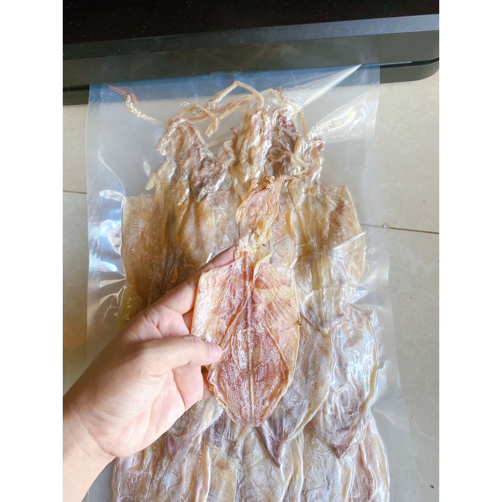 1Con Khô Mực size 80-90con/kg  mực khô Hải Sản Hồ Tràm loại 1