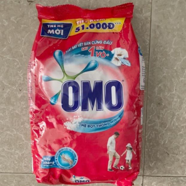 Bột giặt OMO sạch cực nhanh dạng túi đỏ 3KG