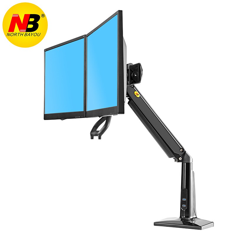 Giá Treo 2 Màn Hình Gắn Bàn  F27 (22-27inch) | BigBuy360 - bigbuy360.vn