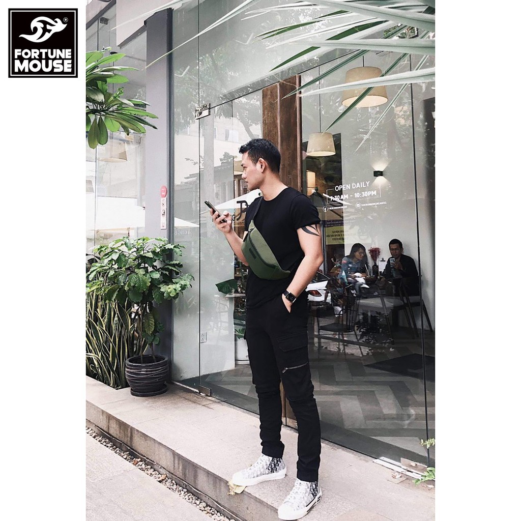 Túi Đeo Chéo Unisex Fortune Mouse New Streetbag Style DA006 | BigBuy360 - bigbuy360.vn