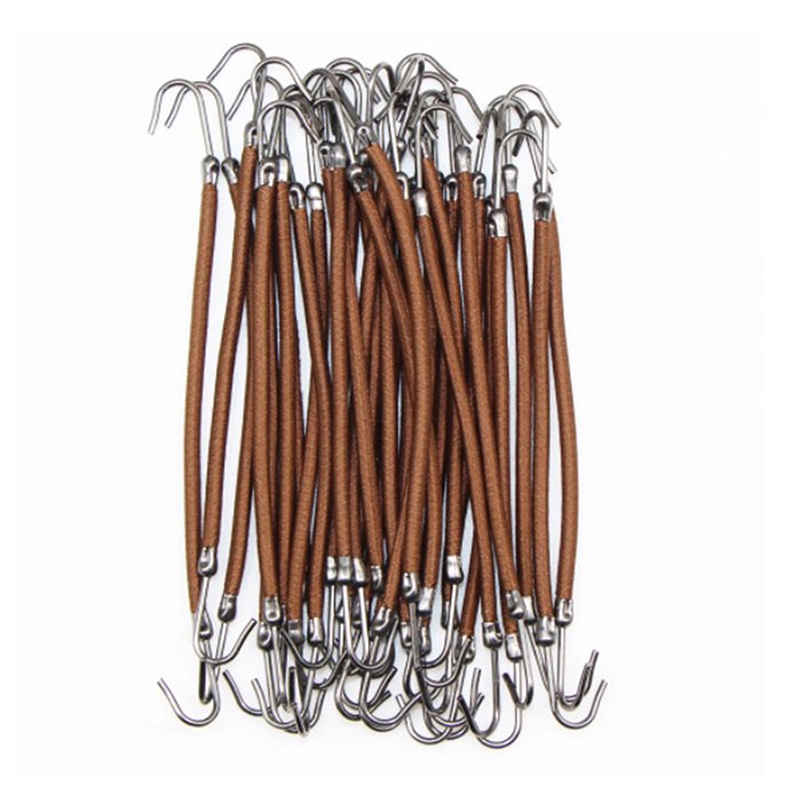 Set 10 Dây Cột Tóc Co Giãn Kèm Móc Tiện Dụng