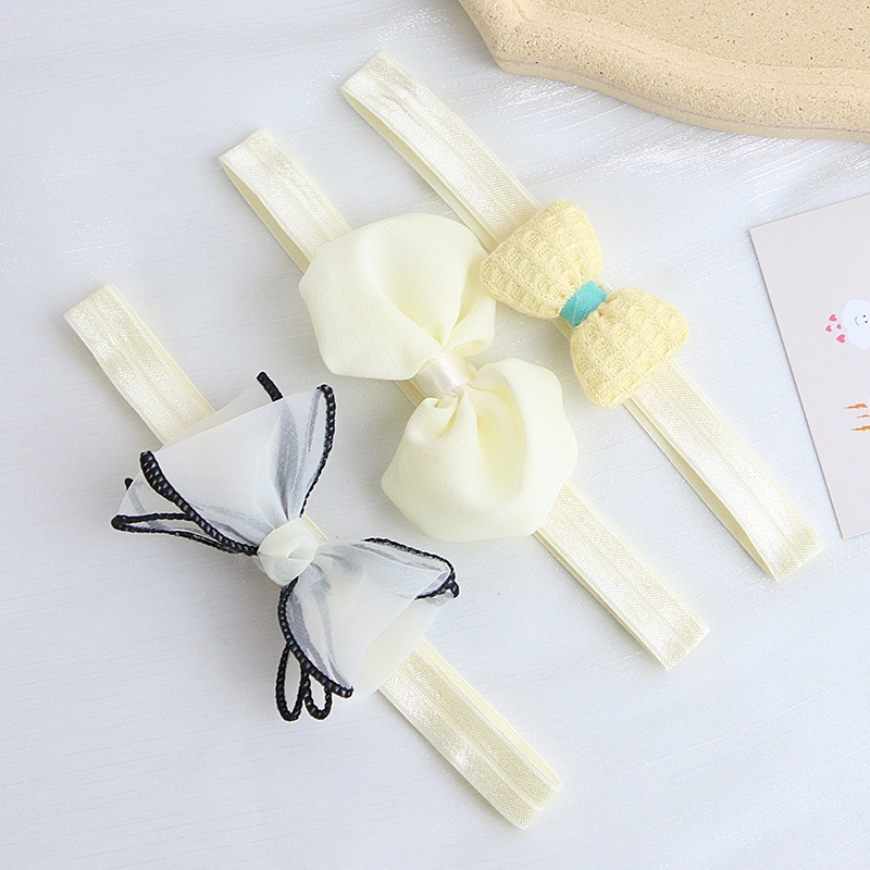 Set 3 Băng Đô Nơ Dễ Thương Cho Bé Gái