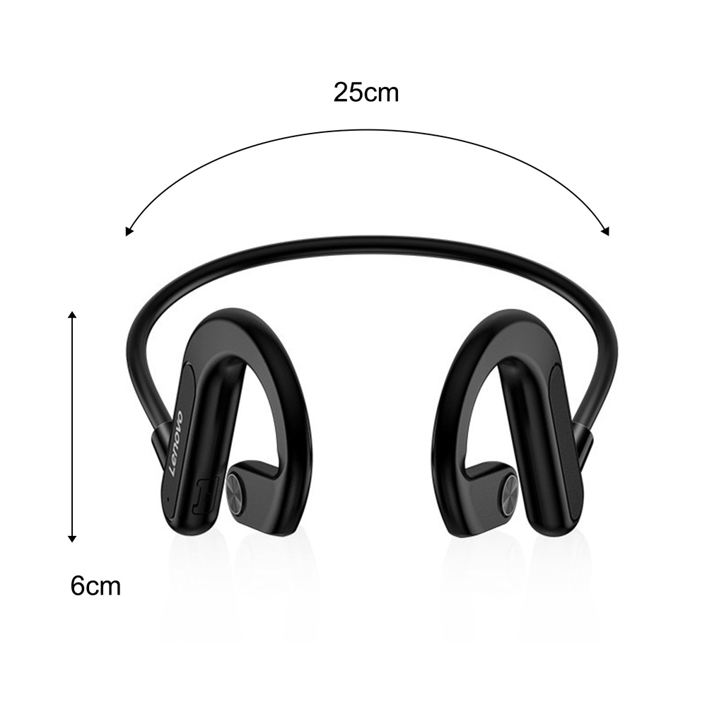 Tai Nghe Không Dây Thể Thao LENOVO X3 Tương Thích Với Bluetooth Đeo Tai Truyền Qua Xương Chống Nước IPX5 Chất Liệu ABS