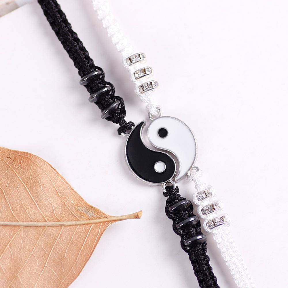 Vòng Tay Tình Bạn Mặt Hợp Kim In Chữ Best Friend BFF Forever Love Dành Cho Cặp Đôi