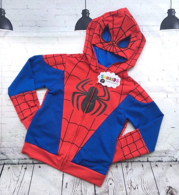 Áo khoác siêu anh hùng người nhện spiderman người dơi Batman #Samkids AK44-0103 BabySunny shop