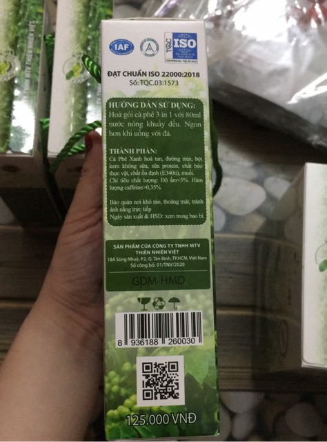 Cafe xanh kháng mỡ mẫu mới chính hãng | BigBuy360 - bigbuy360.vn