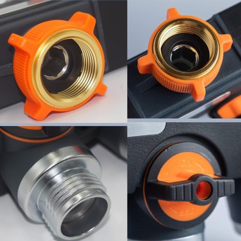 Đầu Nối Ống Nước Kèm 2 Van Dễ Lắp Đặt