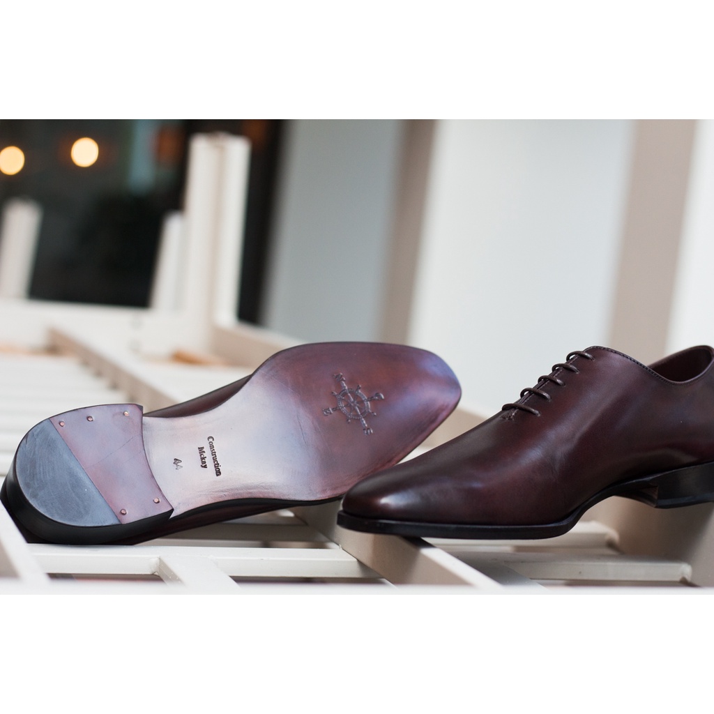 Giày Tây Nam da bê Oxford Thủ Công Cao Cấp CNES V 1