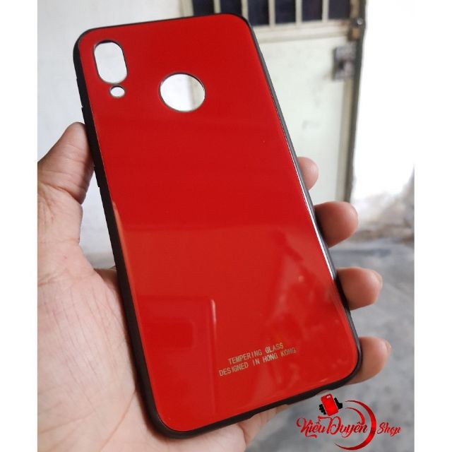 Ốp lưng Huawei Nova 3e ốp lưng kính,viền nhựa dẻo