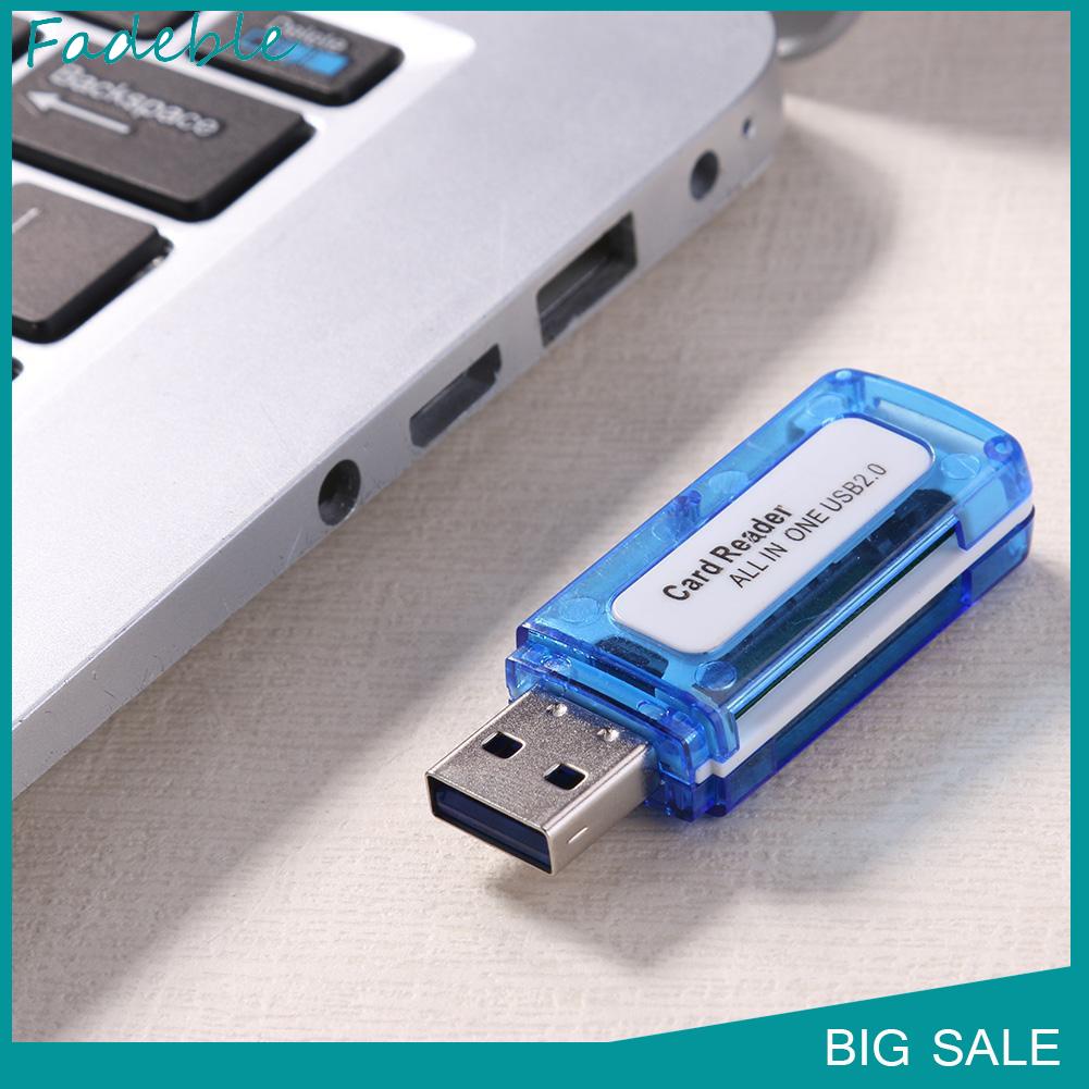 Đầu đọc thẻ nhớ Micro SD TF M2 đầu usb 4 trong 1