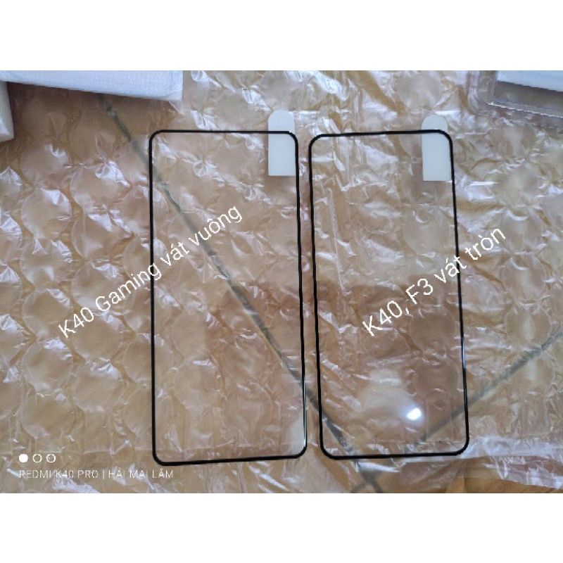 Kính cường lực chất lượng cao cho K40 Gaming, Poco F3, K40 Pro, Poco X3 pro 2 kính