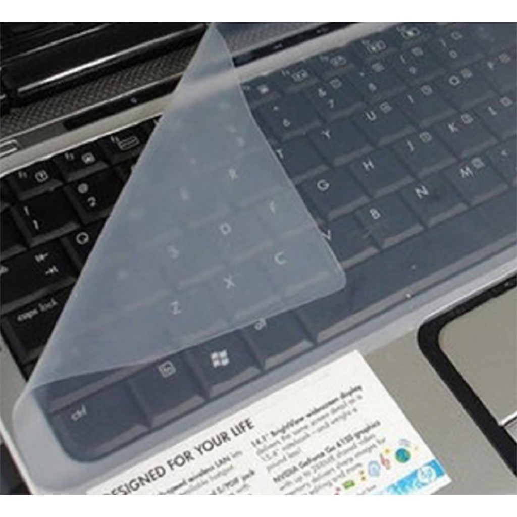 Miếng Phủ Bàn Phím Laptop 15 - 17 inch Silicon Chống Nước, Chống Bụi Bẩn