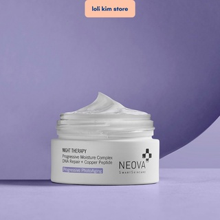 Kem dưỡng phục hồi da ban đêm neova night therapy dna repair + copper peptide