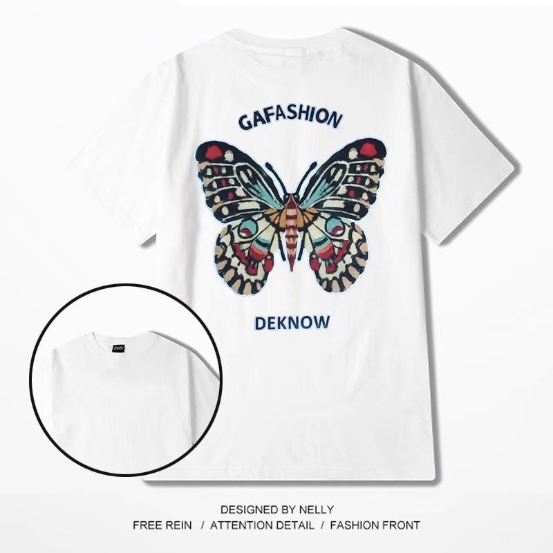 Áo Thun Tay Ngắn In Chữ Mới Dành Cho Nam Size M-8XL