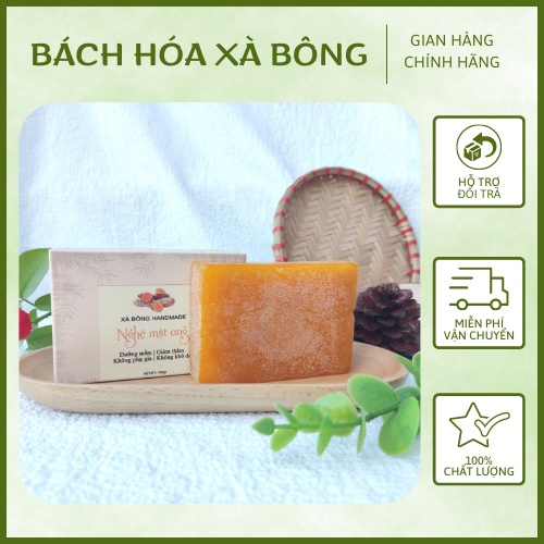 Xà bông nghệ mật ong Bách Hoá Xà Bông xà phòng dưỡng sáng da, ngừa thâm hiệu quả - sp 6