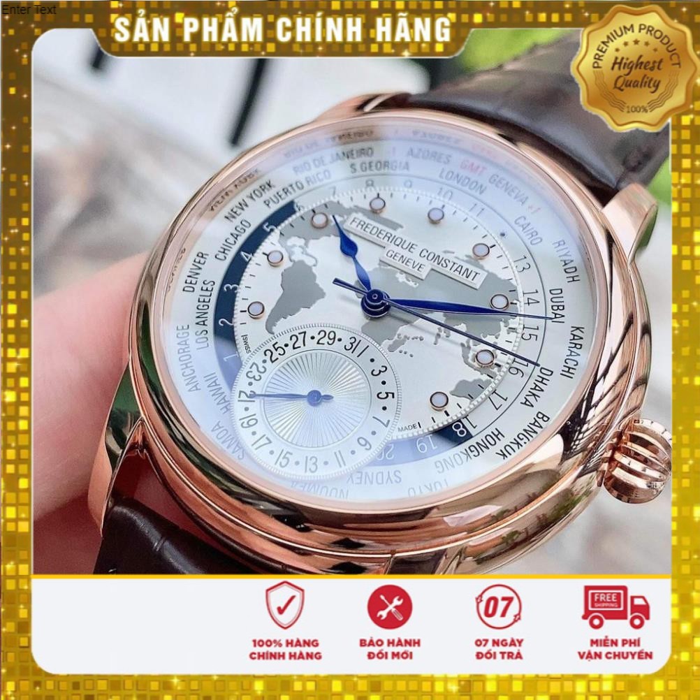 siêu phẩm đồng hồ nam FC-718WMHNI4H4 giờ thế giới