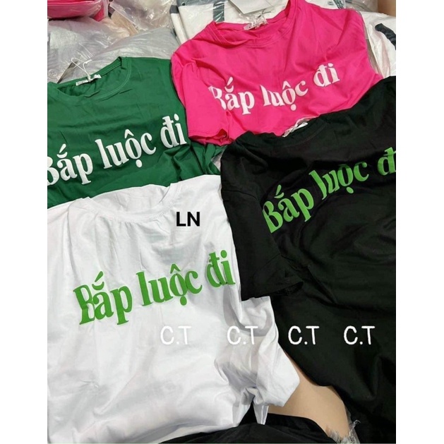 Áo phông bắp luộc đi LN12