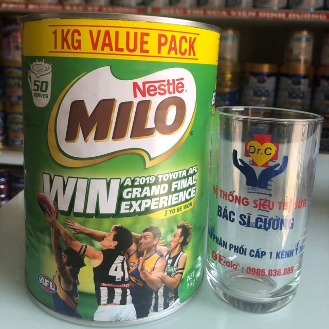 MILO úc 1kg hàng chuẩn Úc , dành cho người lớn và trẻ em từ 3 tuổi trở lên , giúp chắc xương và cao lớn ,khoẻ mạnh