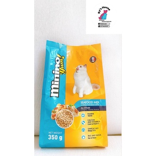Thức ăn hạt cho mèo minino yum vị hải sản | 350g | 1.5kg