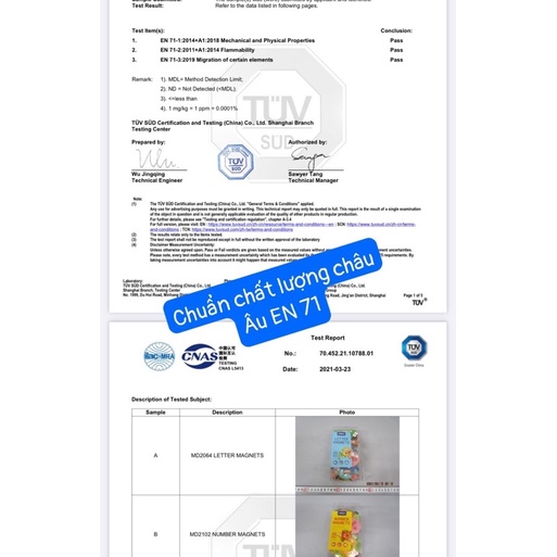 Bộ chữ cái nam và châm cho bé Mideer Letter Magnets - Number Magnets bảng số và chữ cái tiếng anh