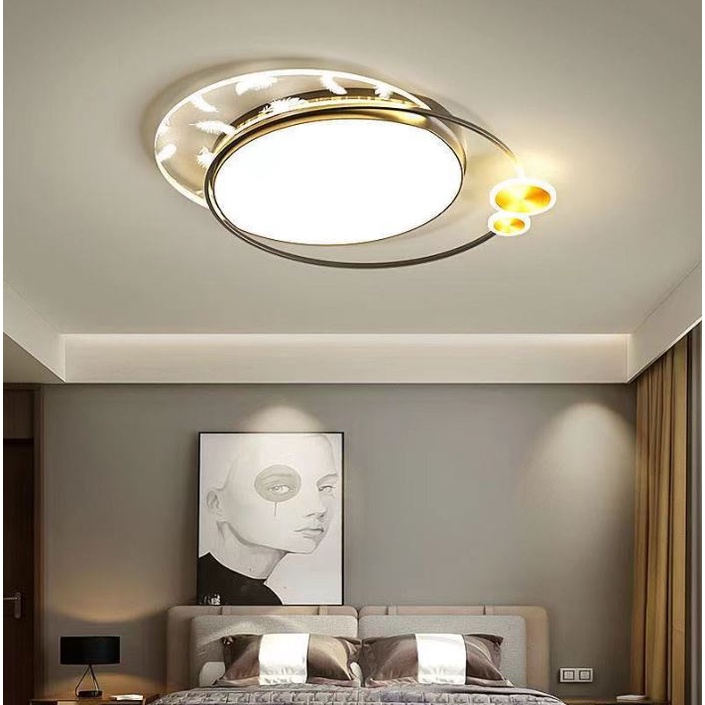 Đèn trần MONSKY LED CIRCLE trang trí nội thất, ngoại thất 3 chế độ ánh sáng