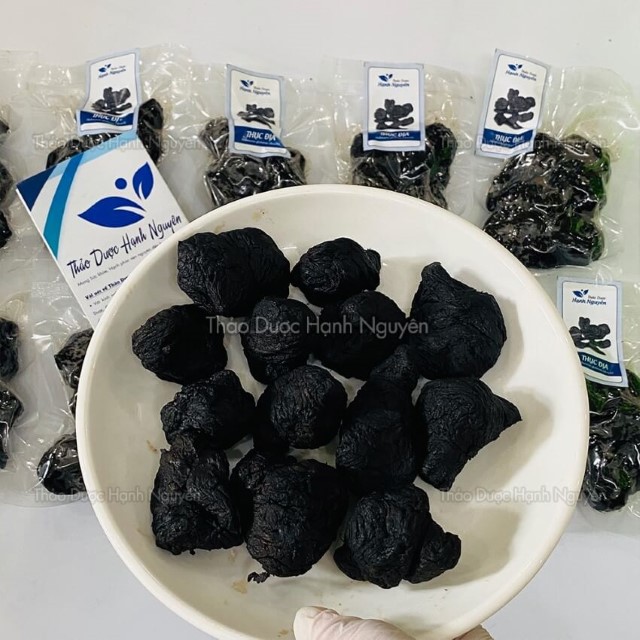 Thục địa khô 500g ( Thục địa hoàng củ to, thơm, dẻo) - Thảo Dược Hạnh Nguyên