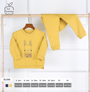 SL098 Bộ dài tay chú tuần lộc La Pomme