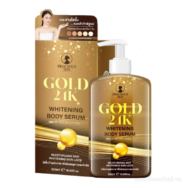 Gold 24K Whitening Body Serum Thái Lan dưỡng trắŉg da toàn thân