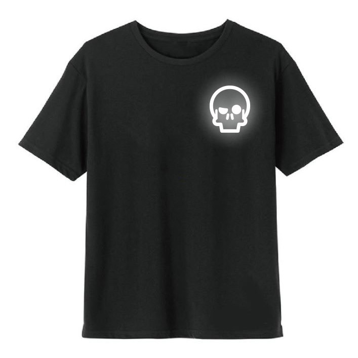 Áo Thun, Áo Thun Tay Lỡ Phom Rộng Unisex, In Hình Đầu Lâu Gameming, In Decal Phản Quang Siêu Đẹp, Chất lừ | BigBuy360 - bigbuy360.vn