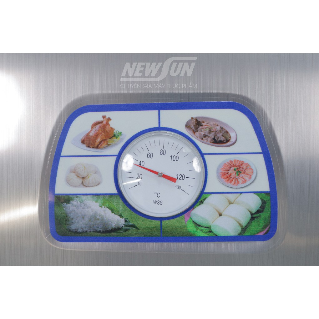 Tủ nấu cơm 18 kg gạo/mẻ bằng điện 6 khay Việt Nam  NEWSUN - Bảo hành 12 tháng