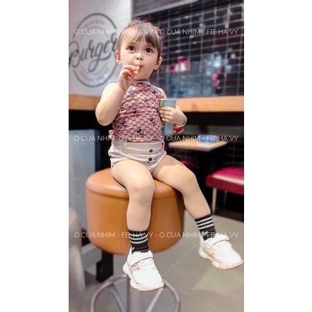Set áo yếm phối quần chip xinh xắn cho bé ❤️